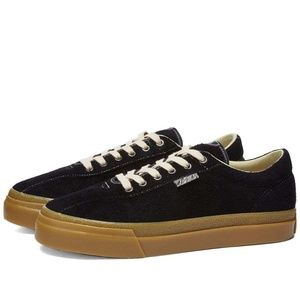 Stepney Workers Club Black Suede Dellow Sneakers gum sole EU 40/7  9 US women's